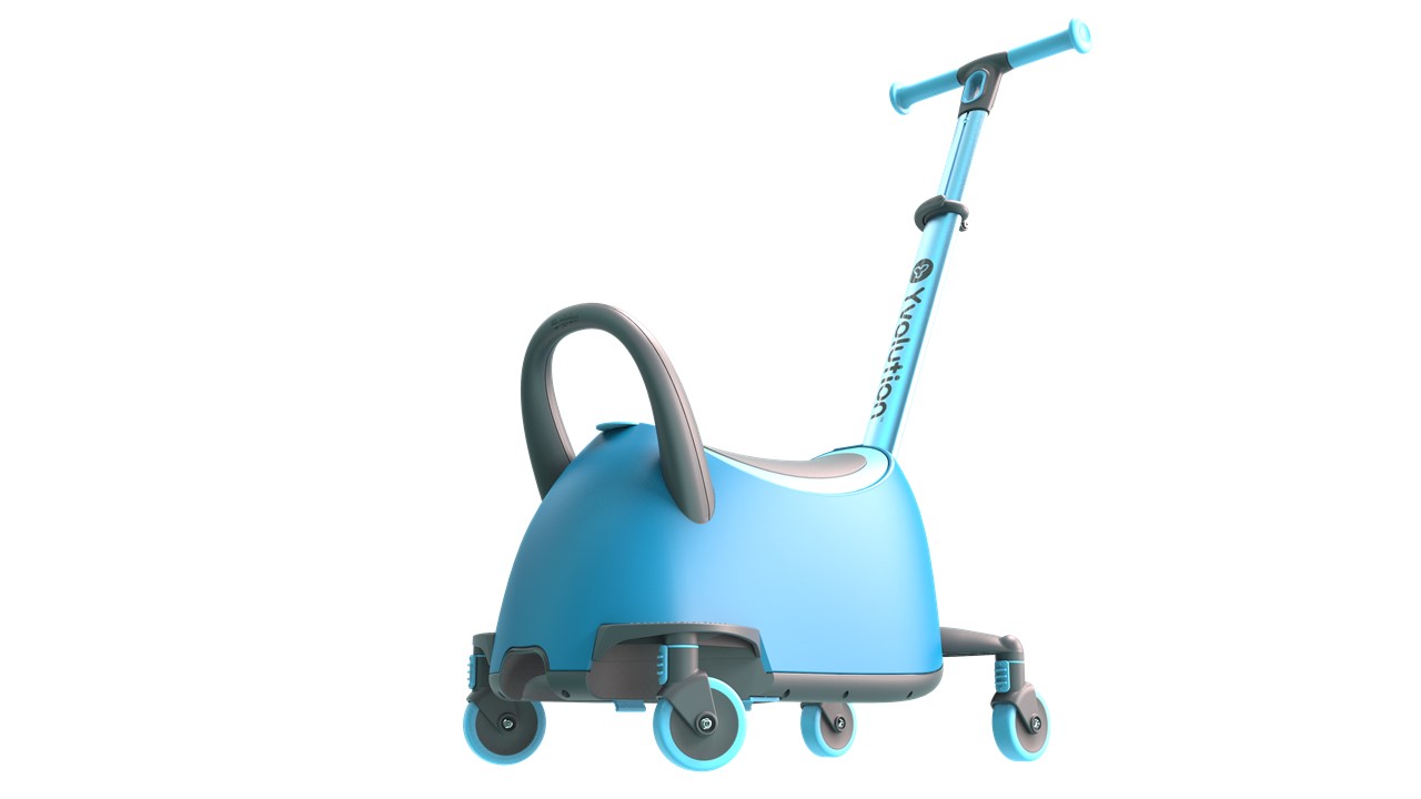 Patinete Correpasillos Yglider Luna Azul - Yvolution - Imagen 2