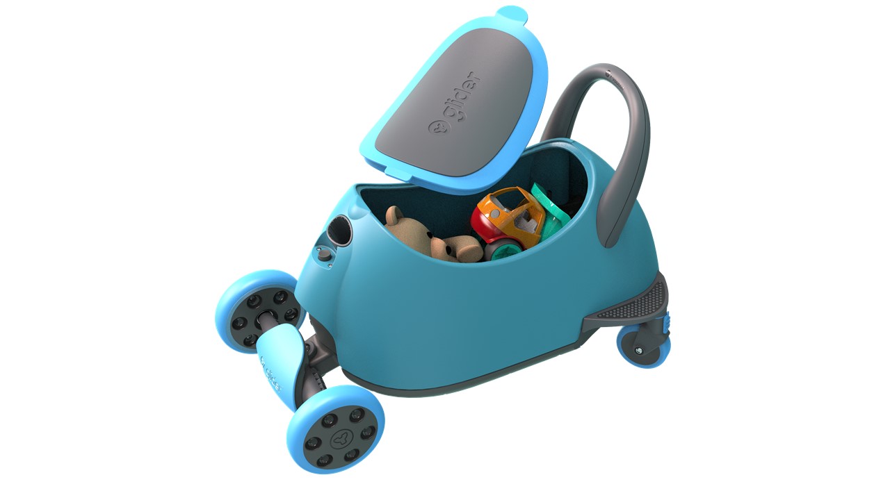 Patinete Correpasillos Yglider Luna Azul - Yvolution - Imagen 3