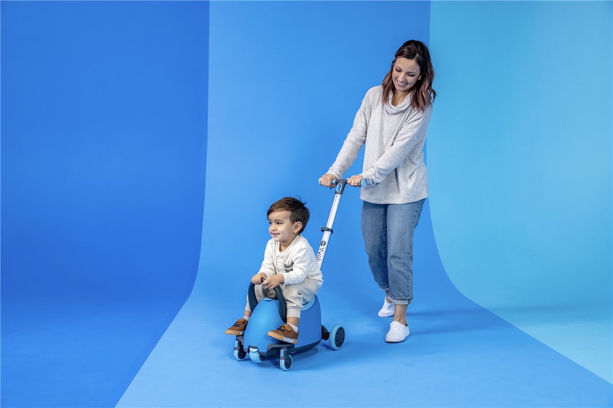 Patinete Correpasillos Yglider Luna Azul - Yvolution - Imagen 7
