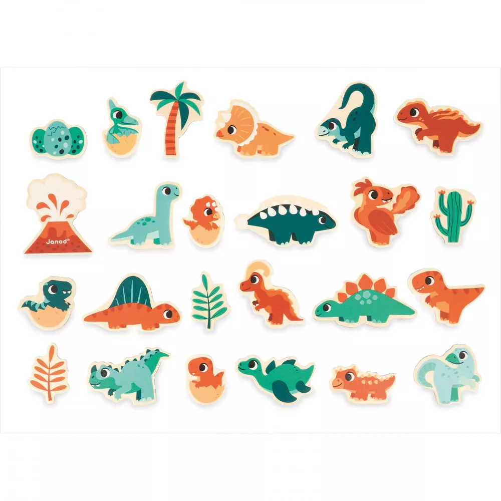 Imanes Dino 24 Piezas - Janod - Imagen 3