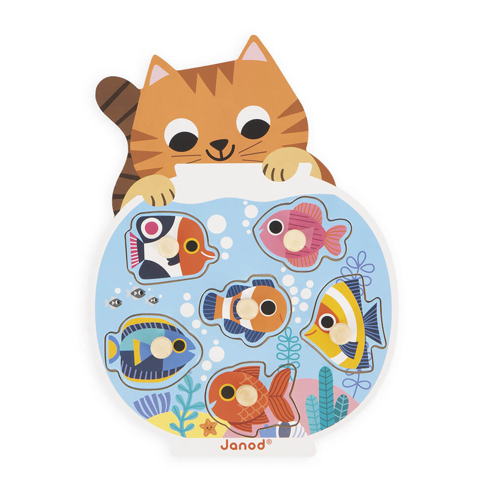 Puzzle encajable la Pecera - Janod
