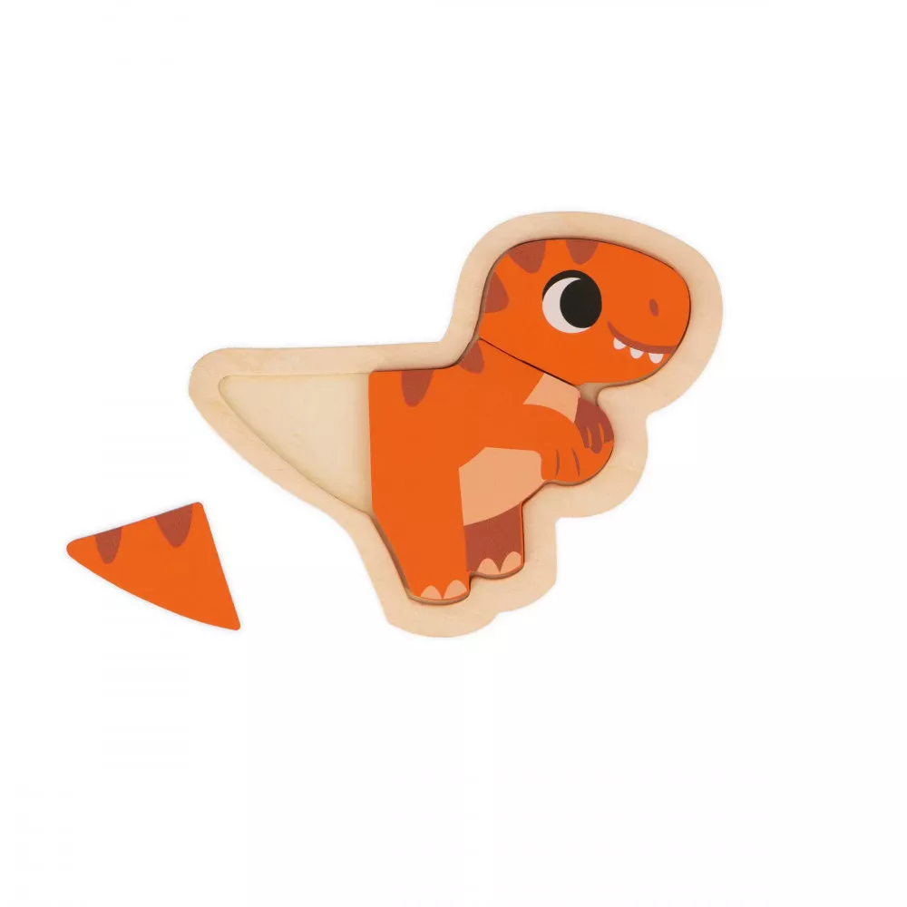 4 Puzzles Evolutivos Dino - Janod - Imagen 6
