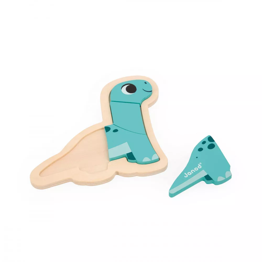 4 Puzzles Evolutivos Dino - Janod - Imagen 7