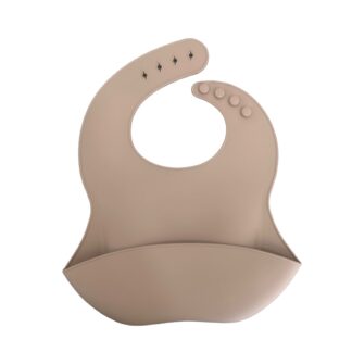 Babero silicona ajustable - Fawn