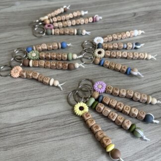 Llavero Madera Personalizado Nombre