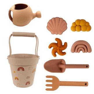 Set Completo Playa Silicona Arcoíris