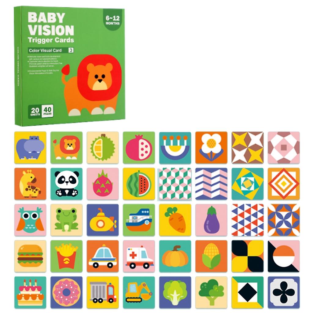 Tarjetas de Estimulación Visual bebés 6-12 meses
