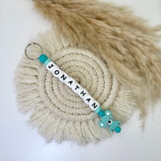 Llavero Silicona Personalizado Mint Koala