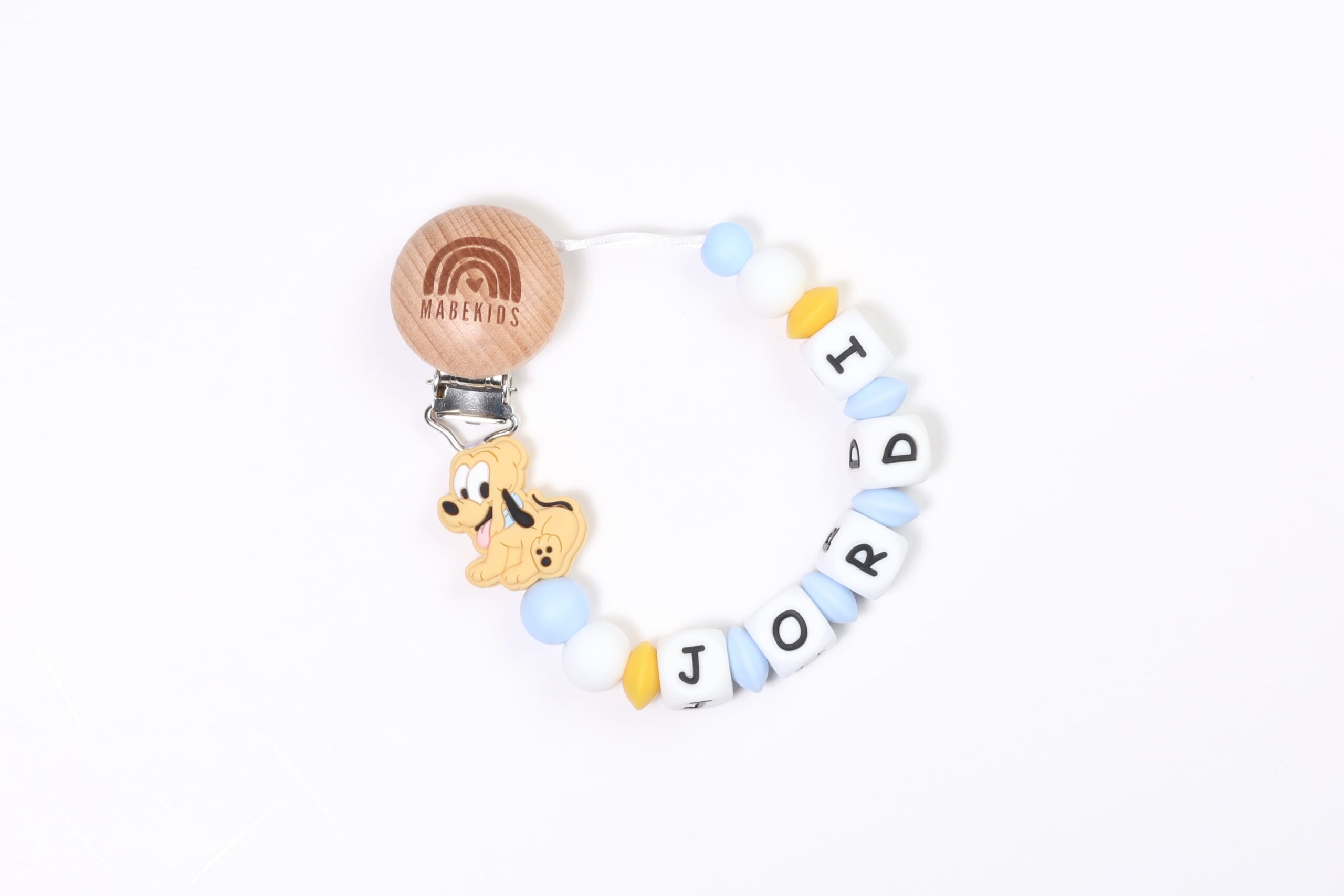 Chupetero Nombre Personalizado silicona Pluto