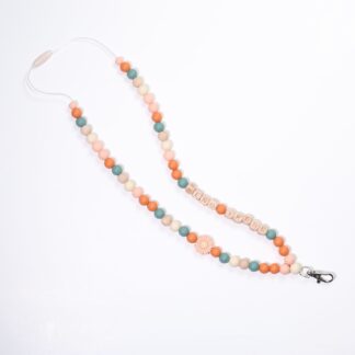 Lanyard madera silicona personalizado nombre