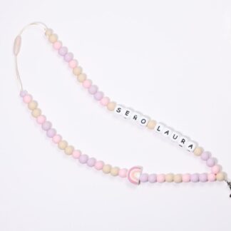 Lanyard silicona personalizado nombre Sweety