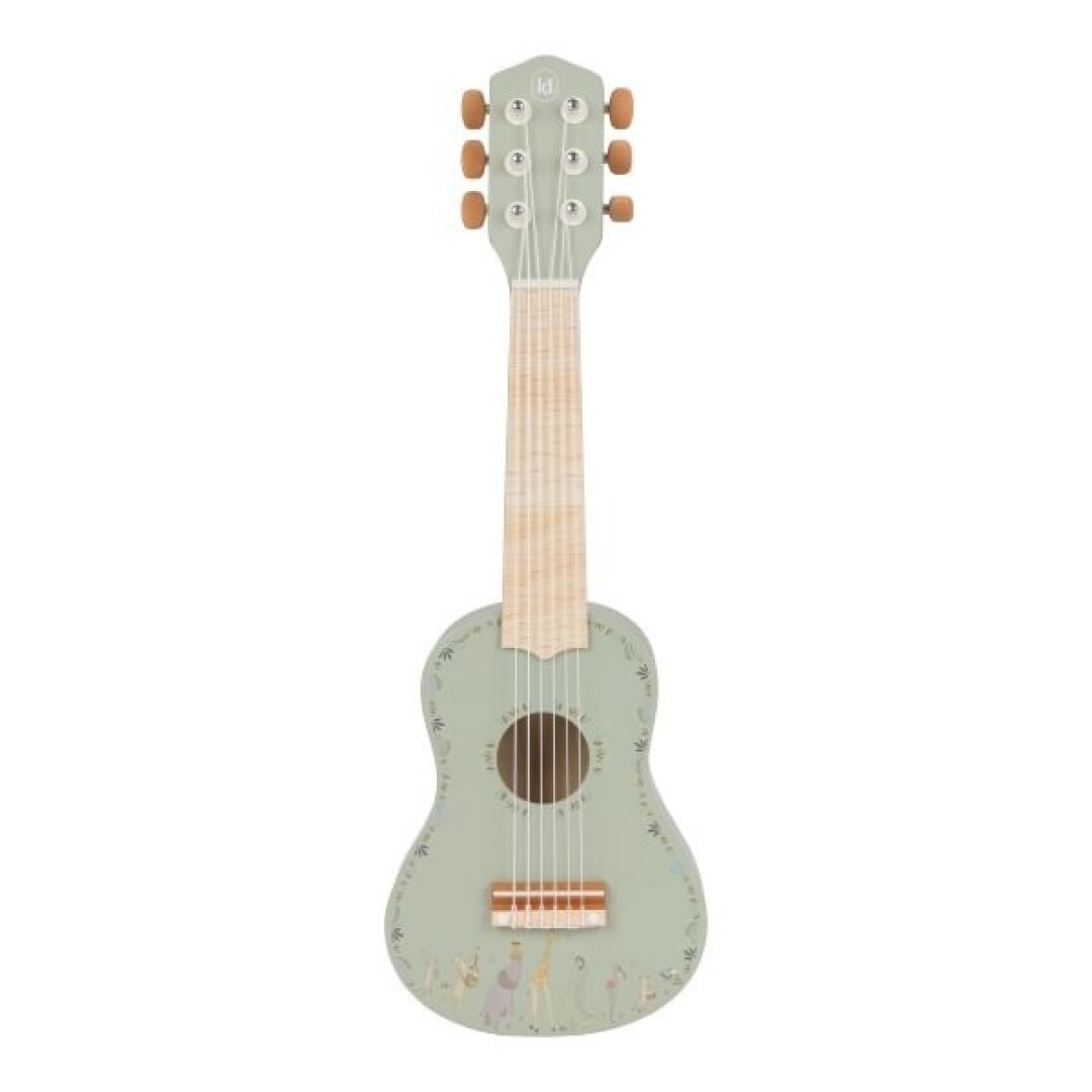 Guitarra de madera Verde Safari Friends - Little Dutch