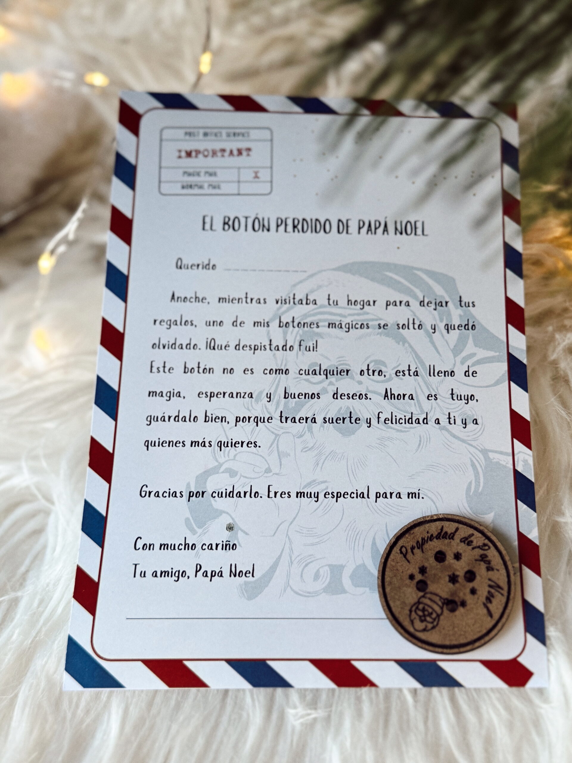 Botón Mágico Papá Noel