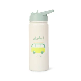 Botella térmica infantil con pajita 500ML Aloha - Saro