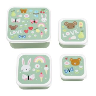 Set 4 cajas almuerzo Joy - A Little Lovely Company