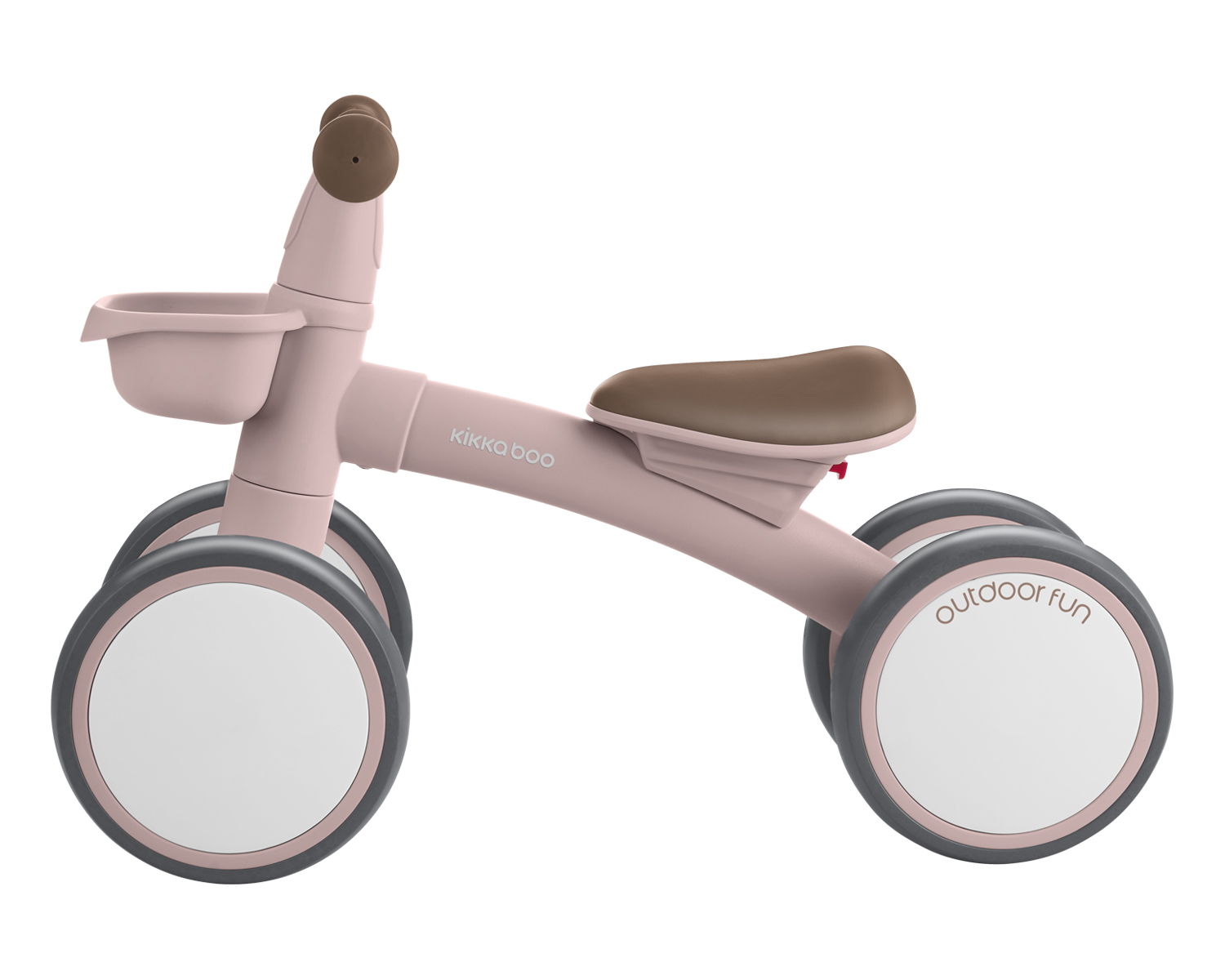 Bici Correpasillos Zipi Rosa - KikkaBoo - Imagen 2