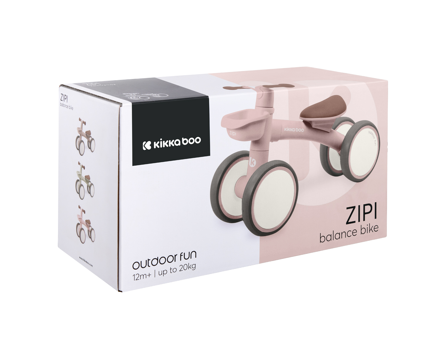 Bici Correpasillos Zipi Rosa - KikkaBoo - Imagen 5