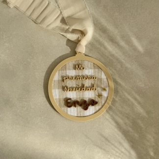 Bola "Mi primera Navidad" personalizada