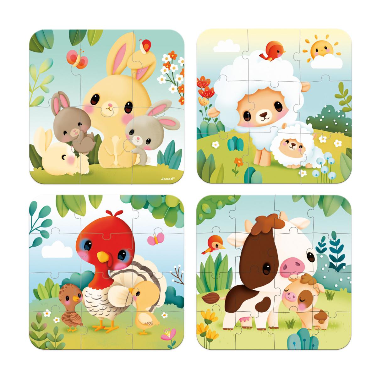 Puzzle Evolutivo Granja - Janod - Imagen 2