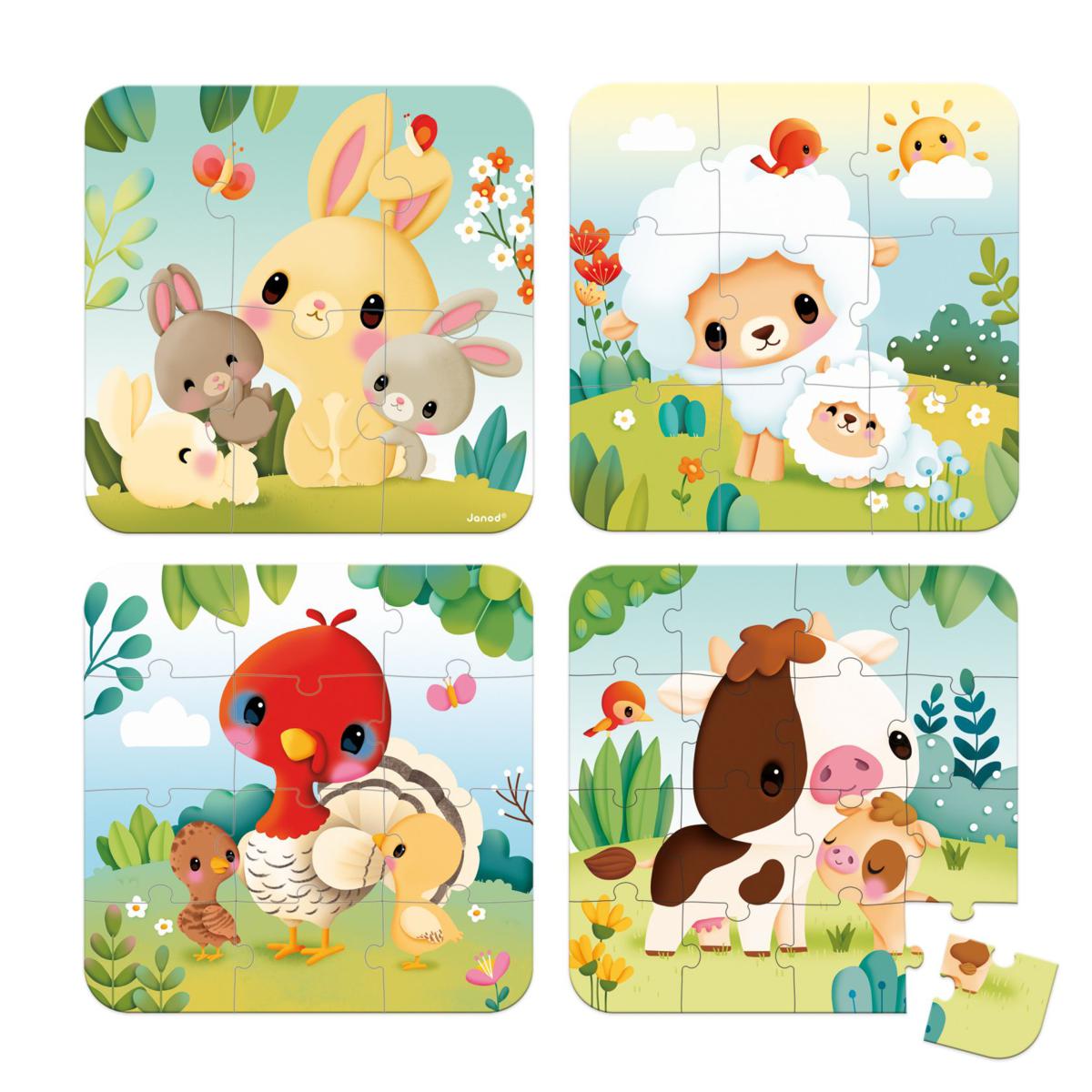 Puzzle Evolutivo Granja - Janod - Imagen 3