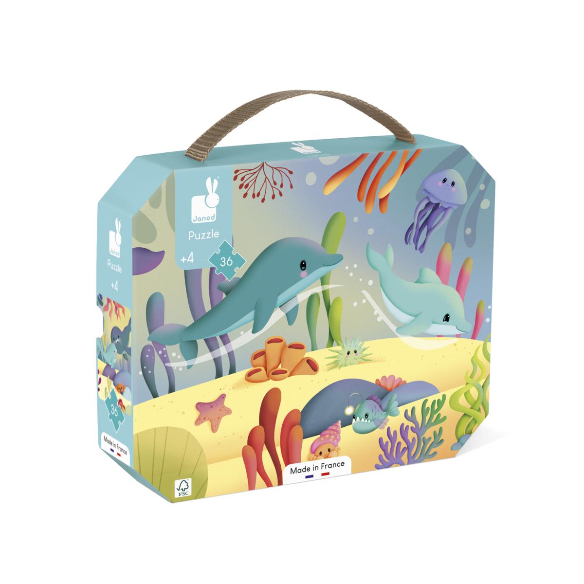 Puzzle Animales Marinos - Janod
