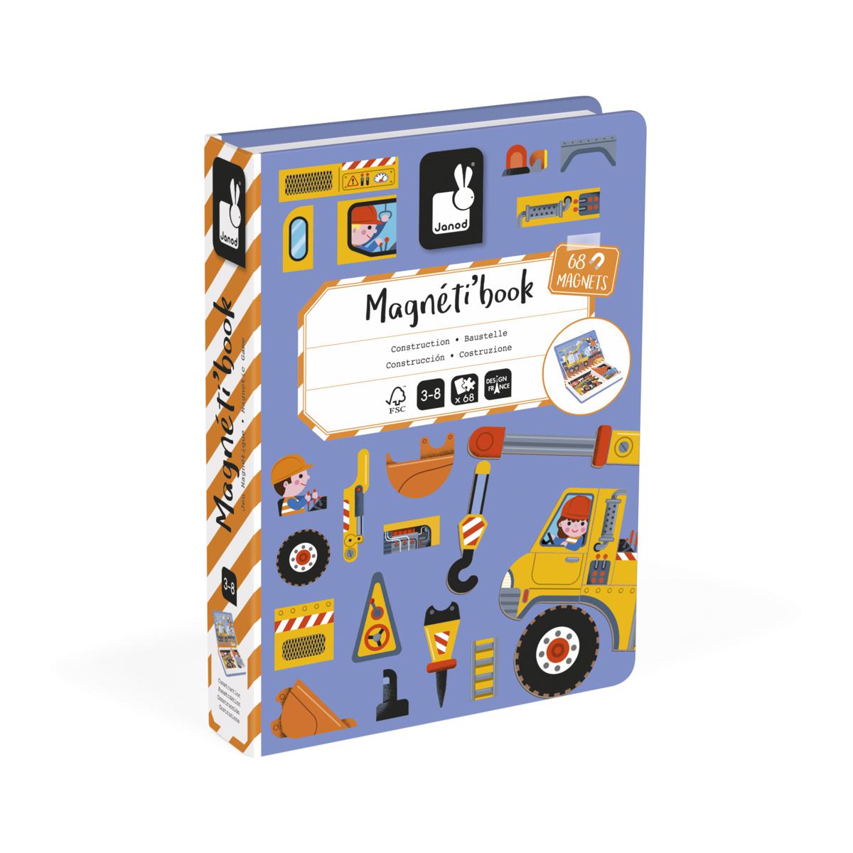 Libro magnético Construcción - Janod