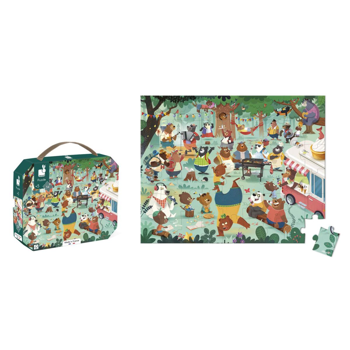Puzzle Familia de Osos - Janod - Imagen 3