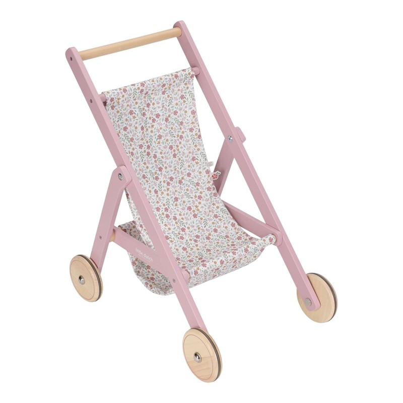 Cochecito para muñecas de madera - Little Dutch - Imagen 4