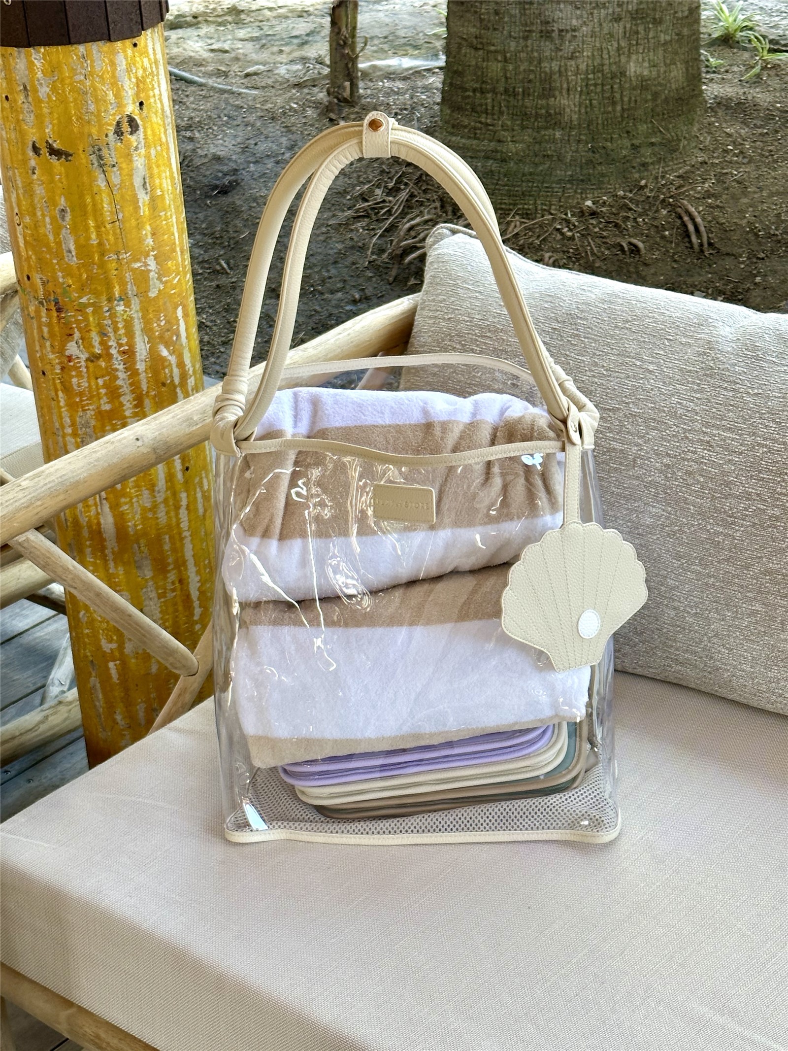 Bolso de Playa Beige - Play and Store - Imagen 2