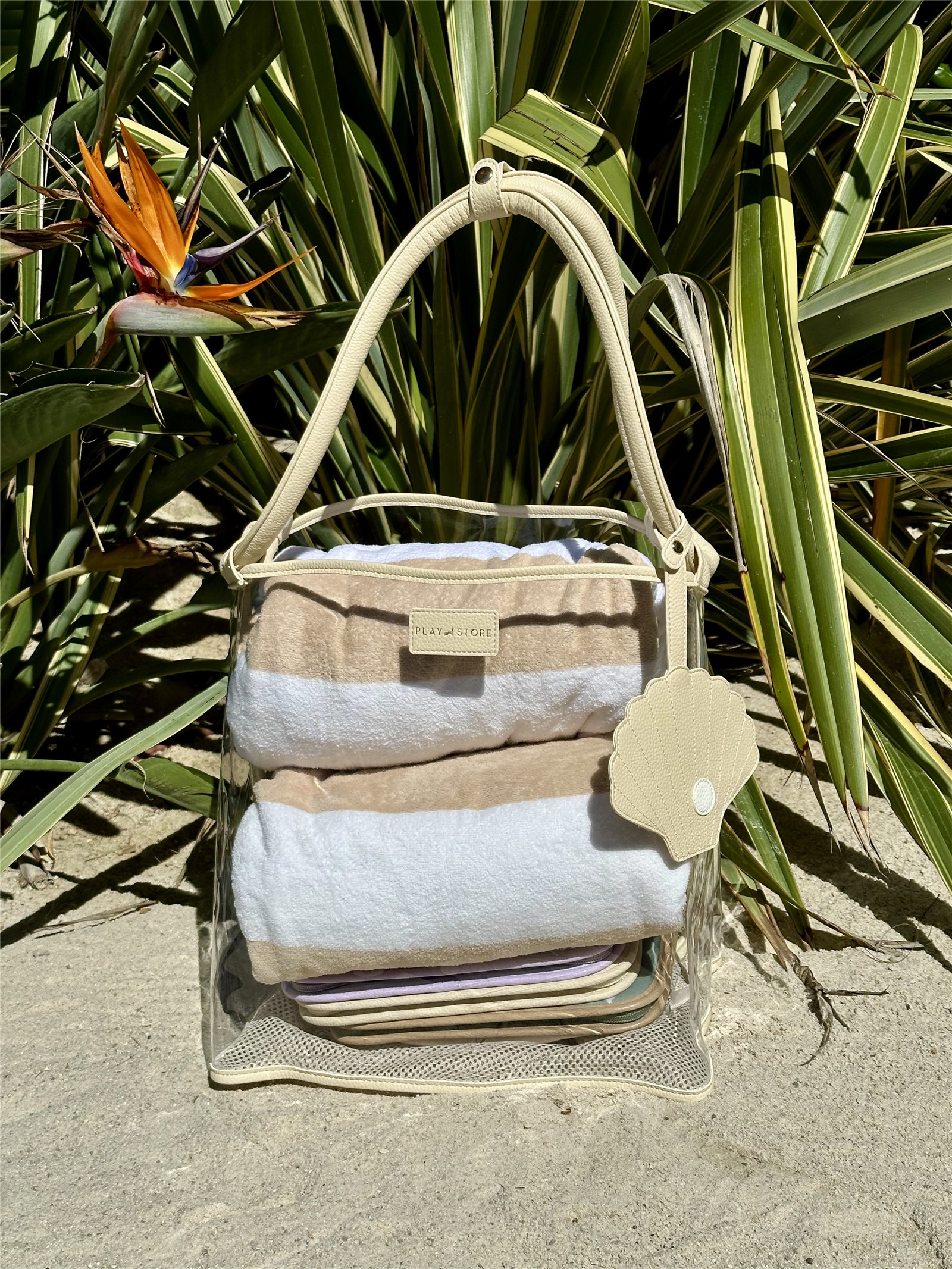 Bolso de Playa Beige - Play and Store - Imagen 3