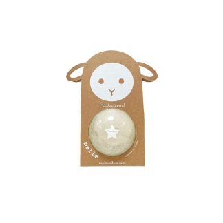 Pelota Glitter Plata 10CM - Ratatam