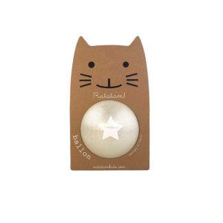 Pelota Glitter Plata 15CM - Ratatam