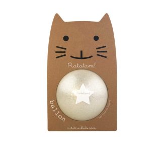 Pelota Glitter Plata 22CM - Ratatam