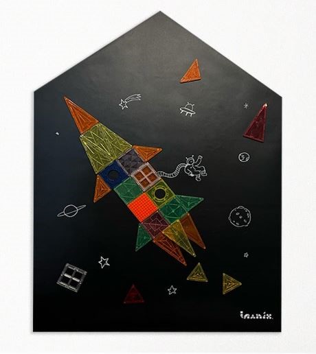 Pizarra Magnética ImaBoard negra - IMANIX