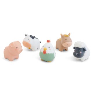 Set de 5 juguetes de baño "Funny Farm" - Saro