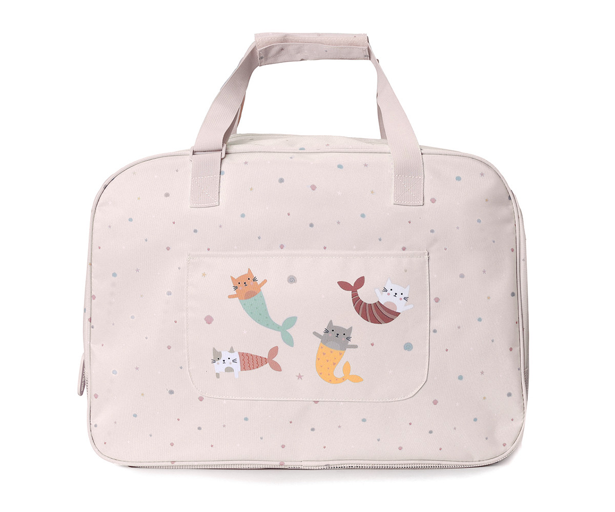 Bolso de playa rejilla Antiarena Mermaid Cats - Monnëka