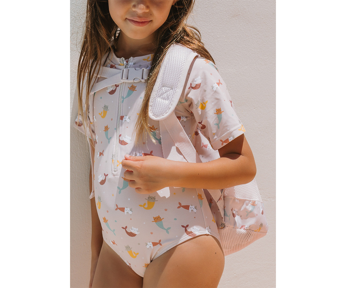 Mochila Infantil Antiarena Mermaid Cats - Monnëka - Imagen 4