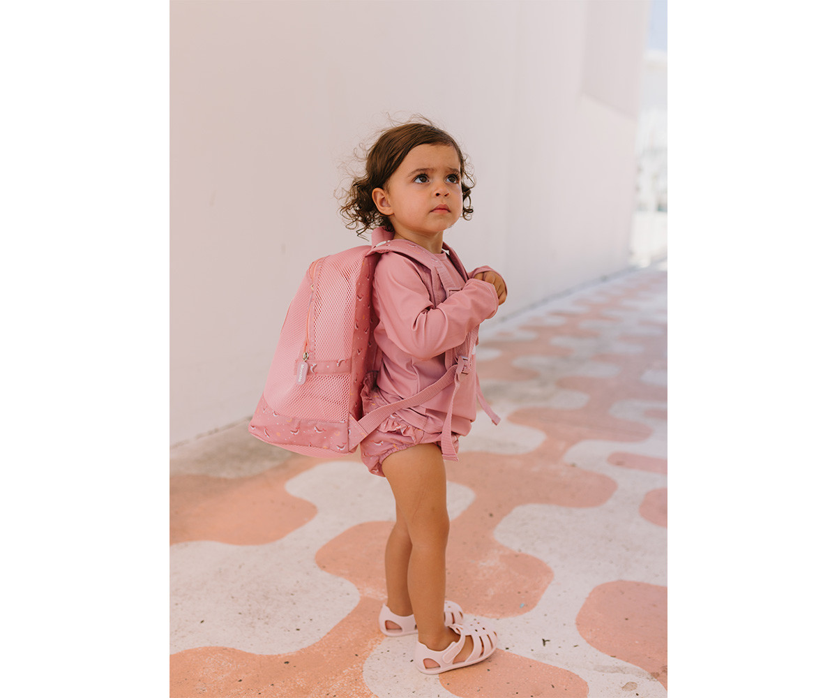 Mochila Infantil Antiarena Whale Pink - Monnëka - Imagen 5