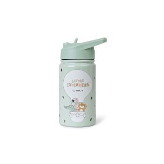 Botella térmica infantil con pajita 350ML "Little Explorers" - Saro