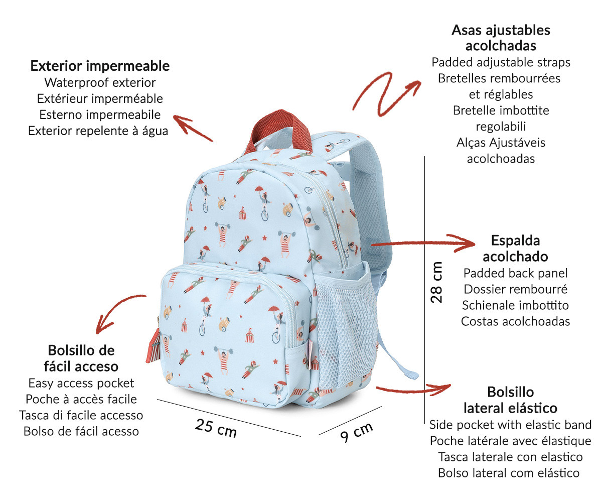 Mochila Infantil Circus Show - Tutete - Imagen 2