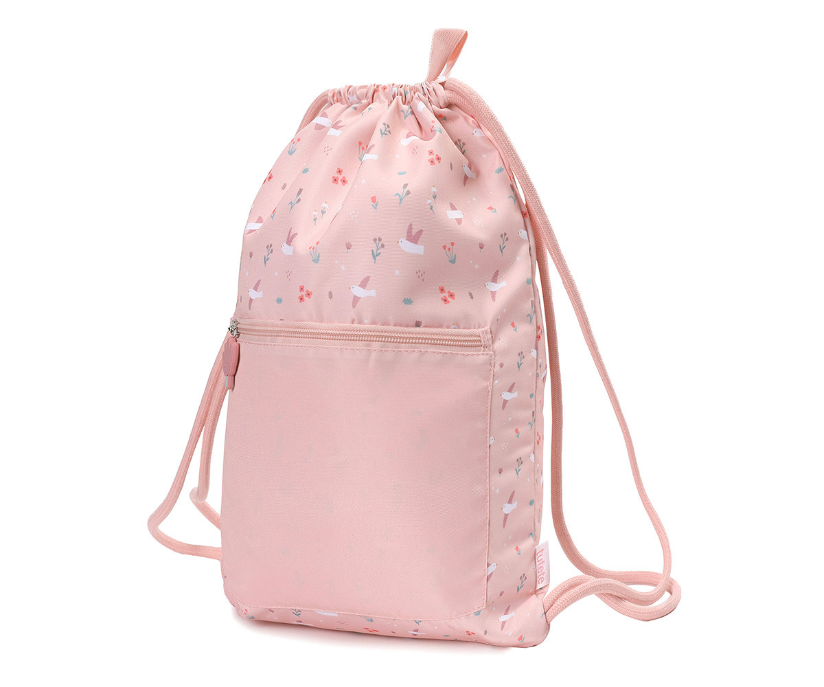 Mochila Saco Impermeable Blossom Birds Personalizable - Tutete - Imagen 2