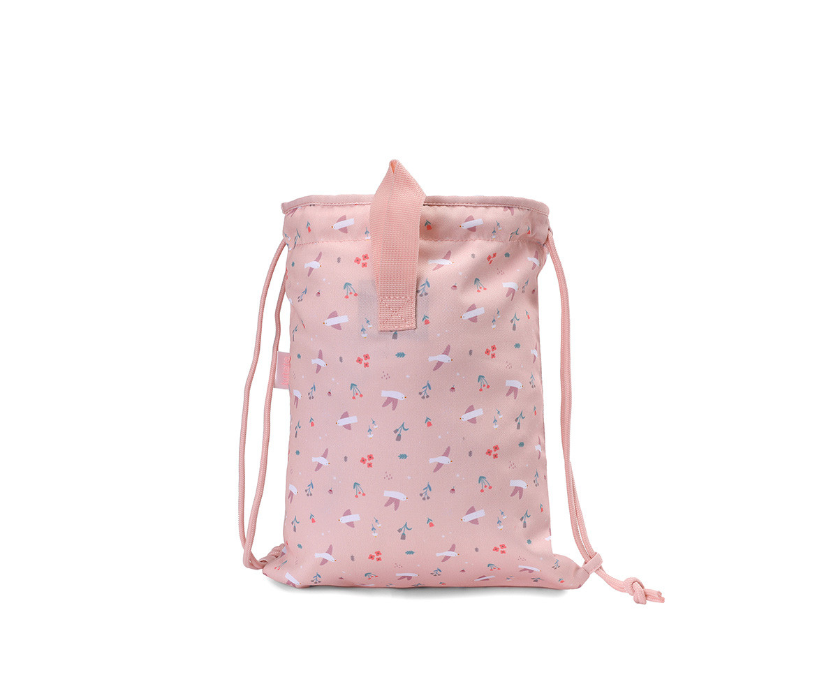 Mochila Saco Tela Blossom Birds Personalizable - Tutete - Imagen 5