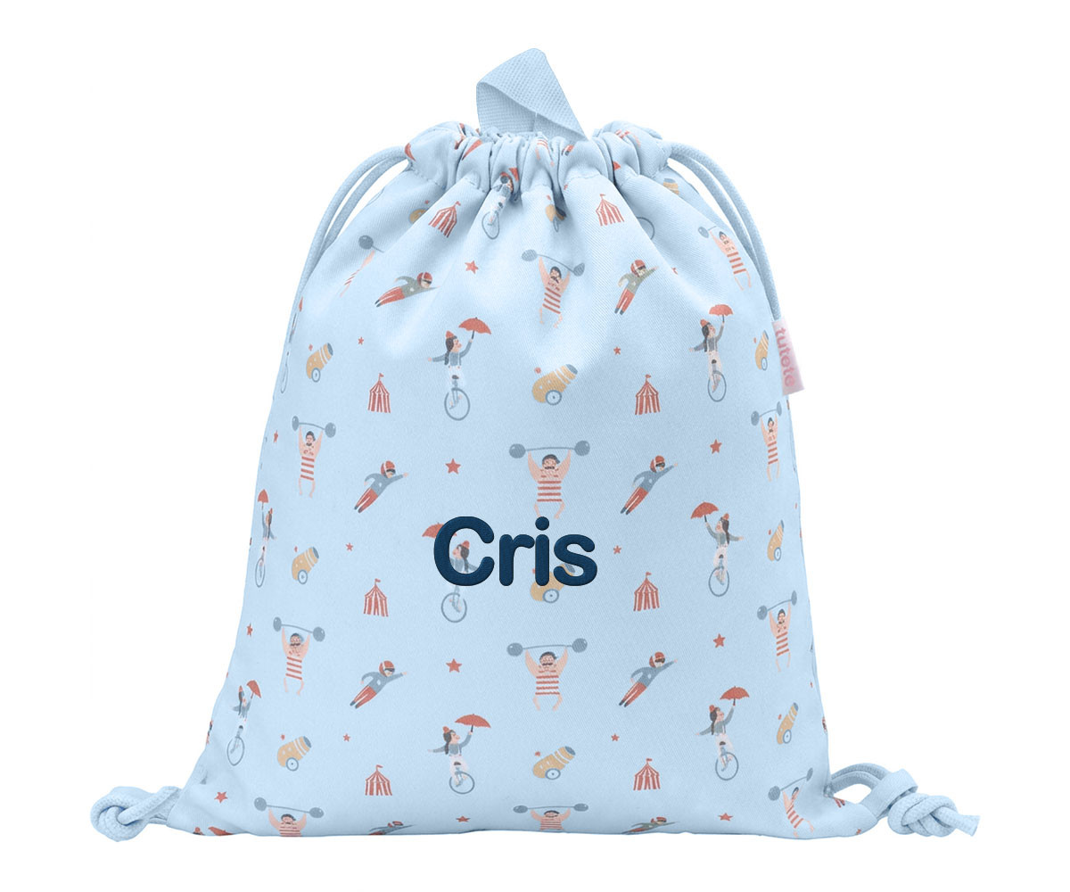Mochila Saco Tela Circus Show Personalizable - Tutete - Imagen 2