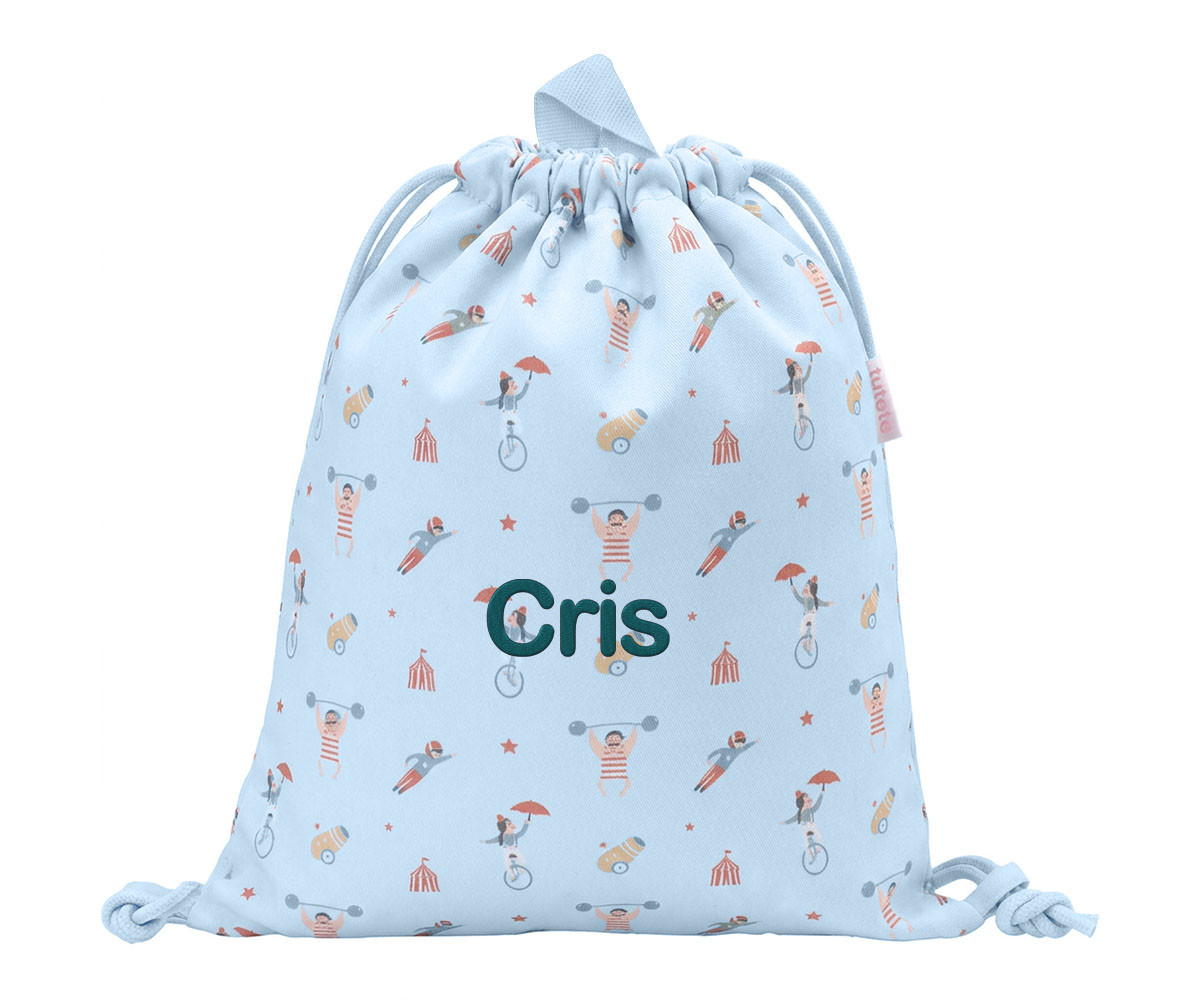 Mochila Saco Tela Circus Show Personalizable - Tutete - Imagen 3