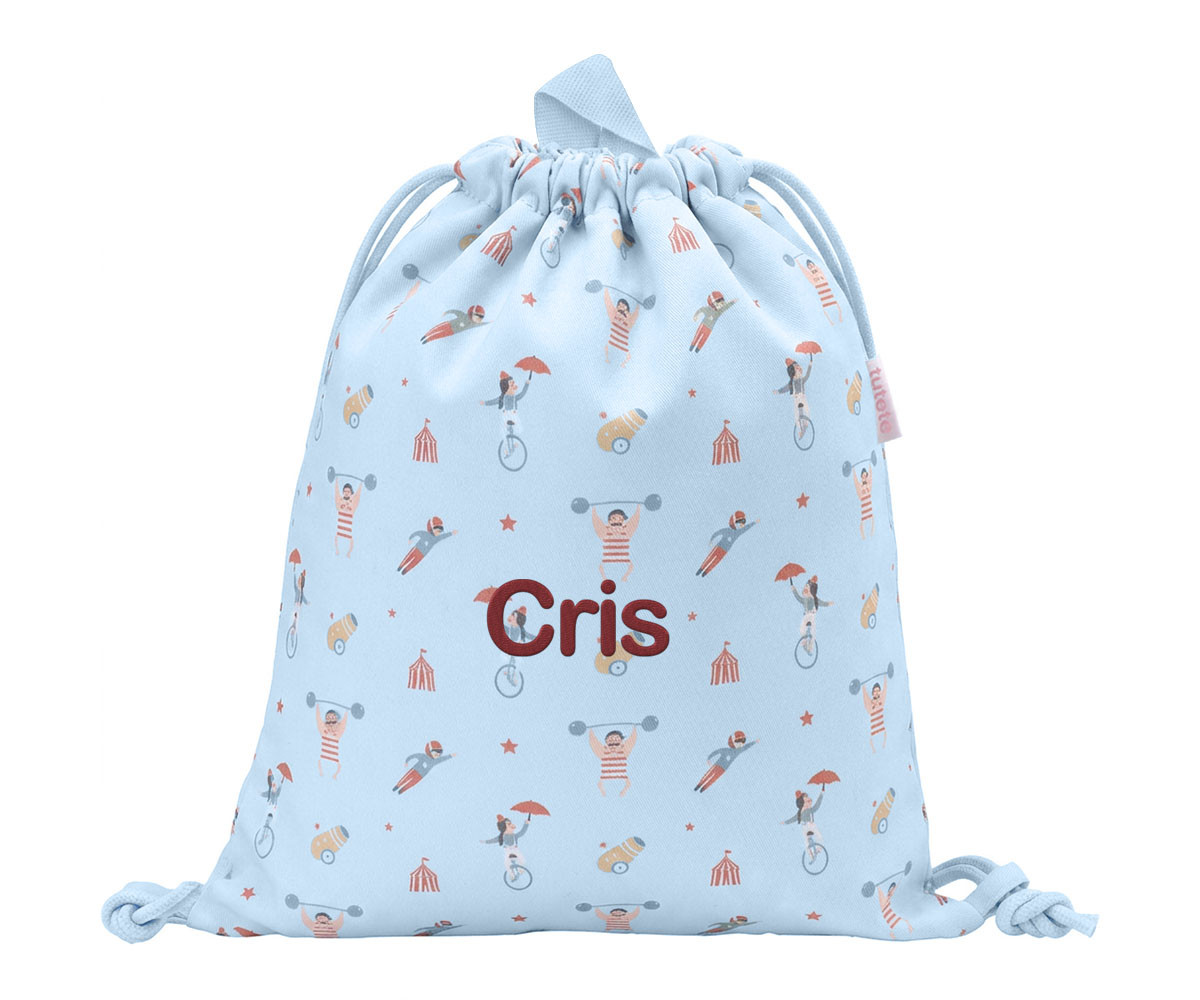 Mochila Saco Tela Circus Show Personalizable - Tutete - Imagen 4