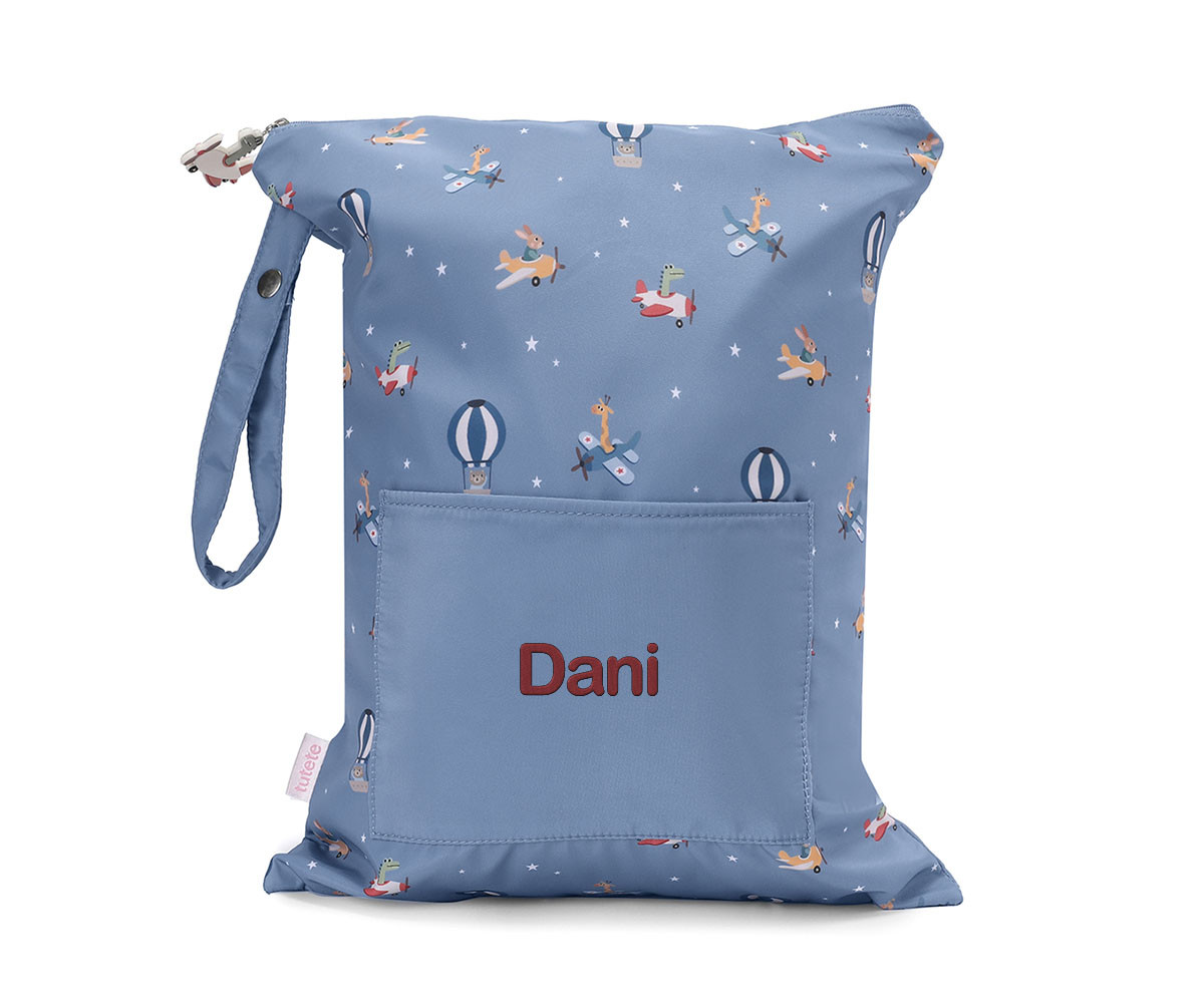 Bolsa Impermeable Grande Planes Personalizable - Tutete - Imagen 3