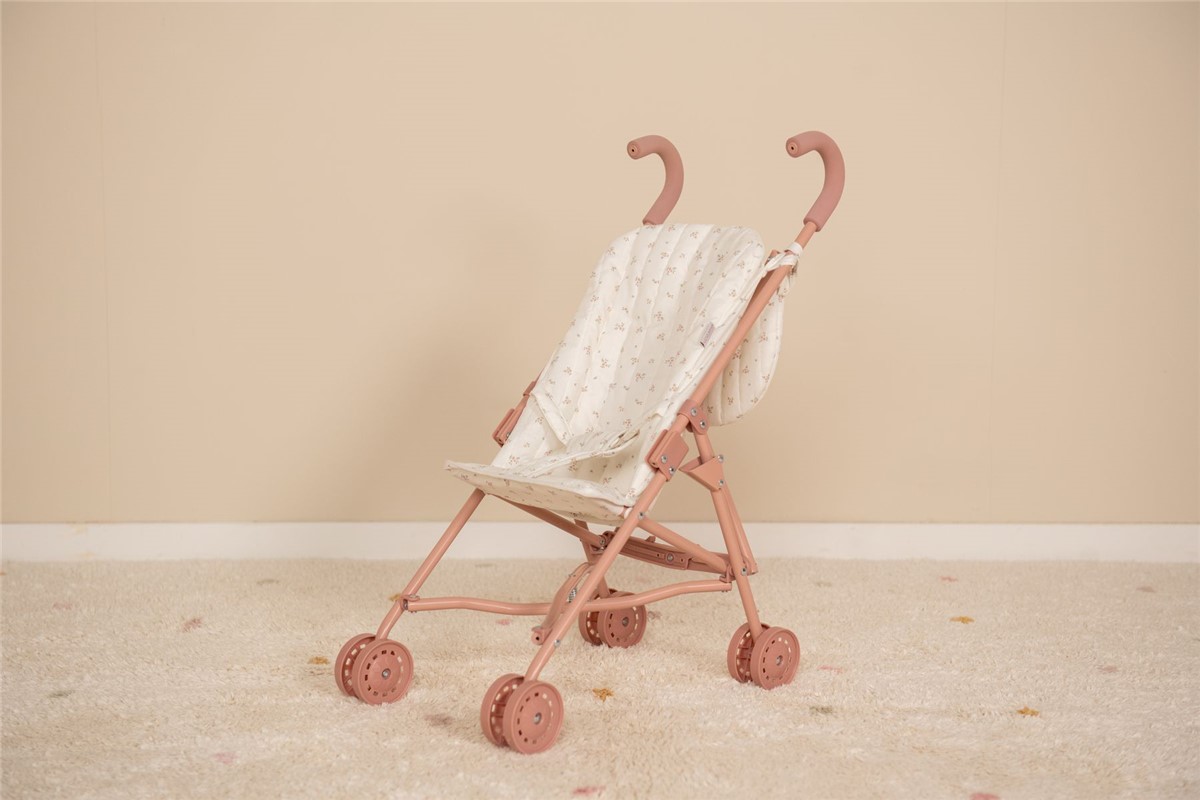Carrito para muñecas de metal Rosa - Little Dutch - Imagen 7