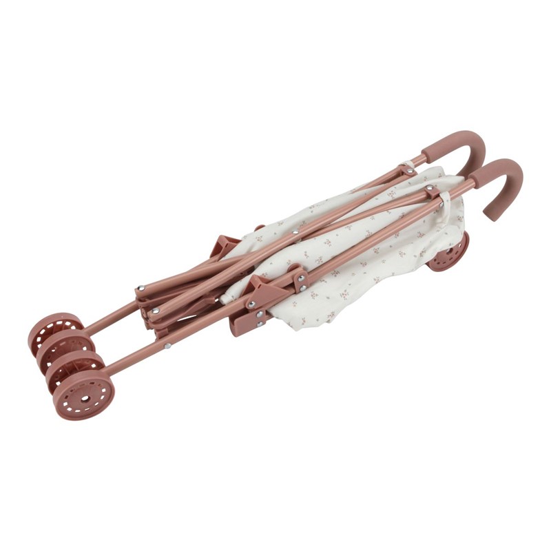 Carrito para muñecas de metal Rosa - Little Dutch - Imagen 4