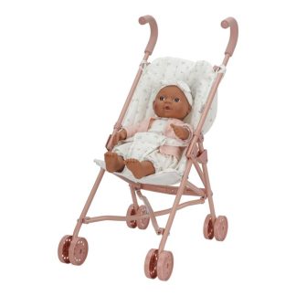 Carrito para muñecas de metal Rosa - Little Dutch