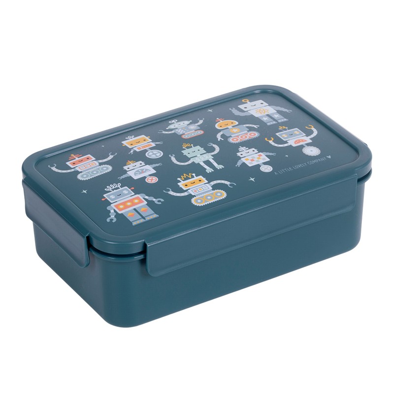 Caja almuerzo bento Robots - A Little Lovely Company - Imagen 2